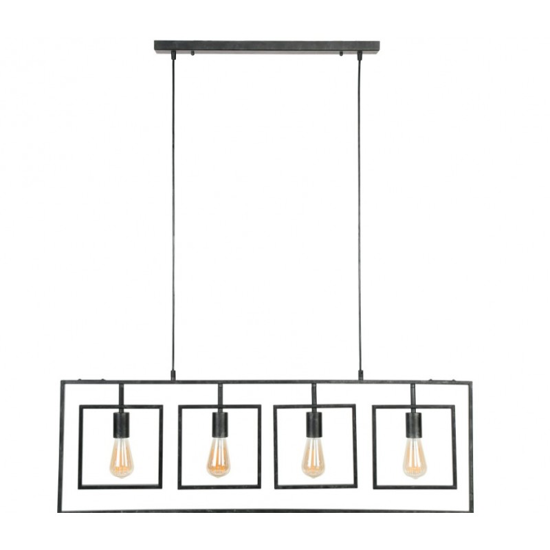 ZI Hanging lamp 4L Turn square